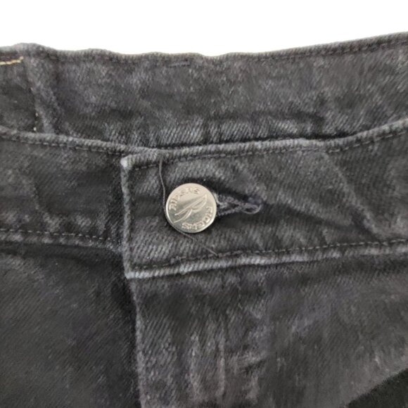 Vtg Lee Riders Jeans Womens 16 TALL Black High Rise Mom Stretch Heavyweight EUC - Picture 9 of 13